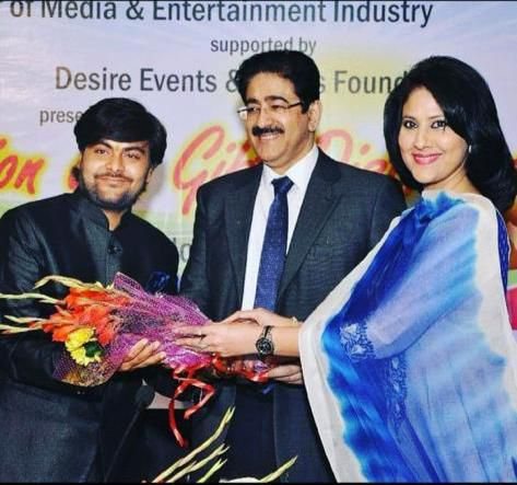 Rashtriya Geetkar Alok Kumar award ceremony photograph